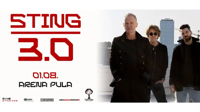 Sting u Puli Arena Pula STING 3.0 World Tour